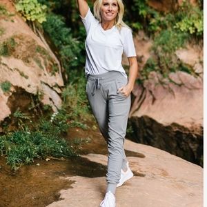 ZYIA Gray Track Pants